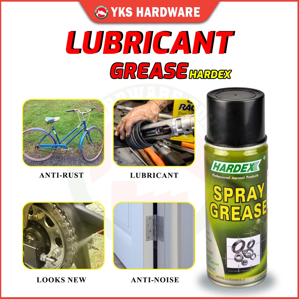 Hardex Grease Spray / Minyak Grease Spray / Lithium Grease 400ml (HD