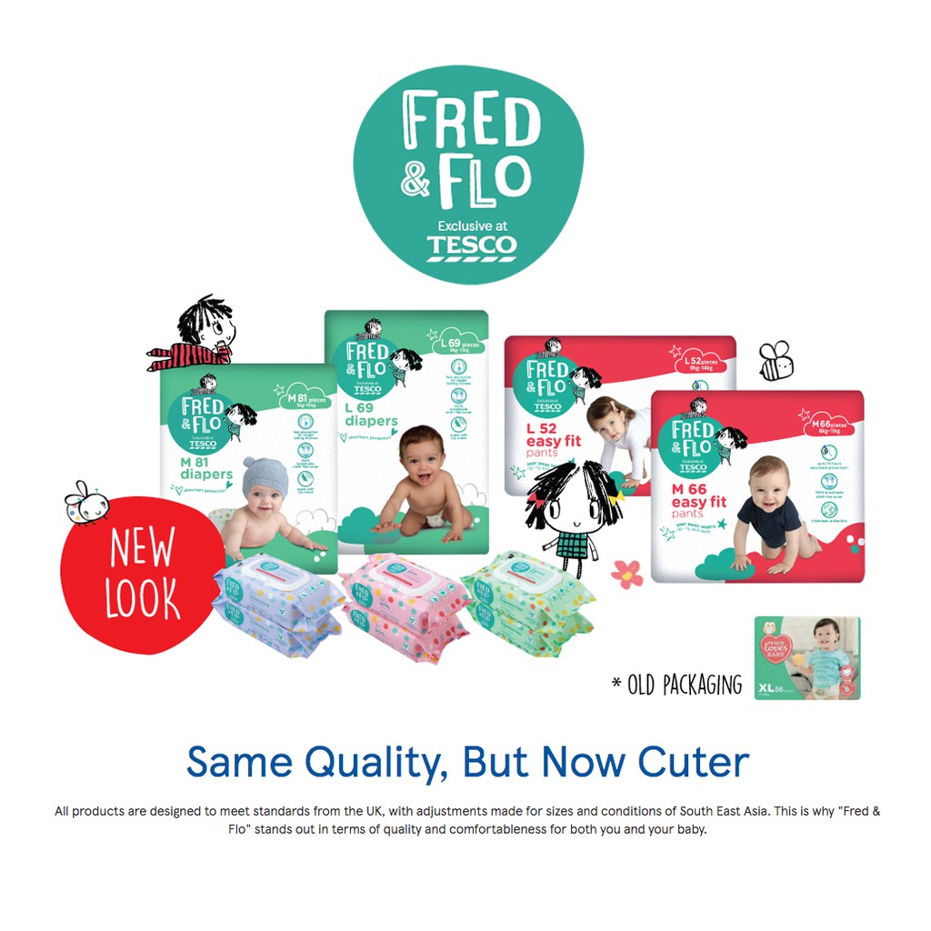fred and flo wet wipes