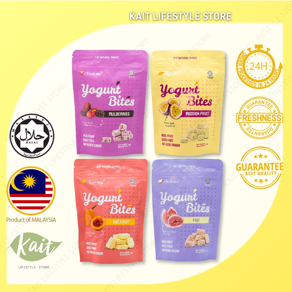 Frutara Freeze Dried Fruit Yogurt 30g Halal Shopee Malaysia