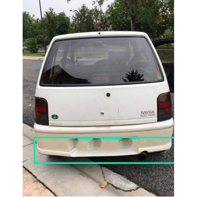Kancil Mira J Daihatsu Belakang Skirting Shopee Malaysia
