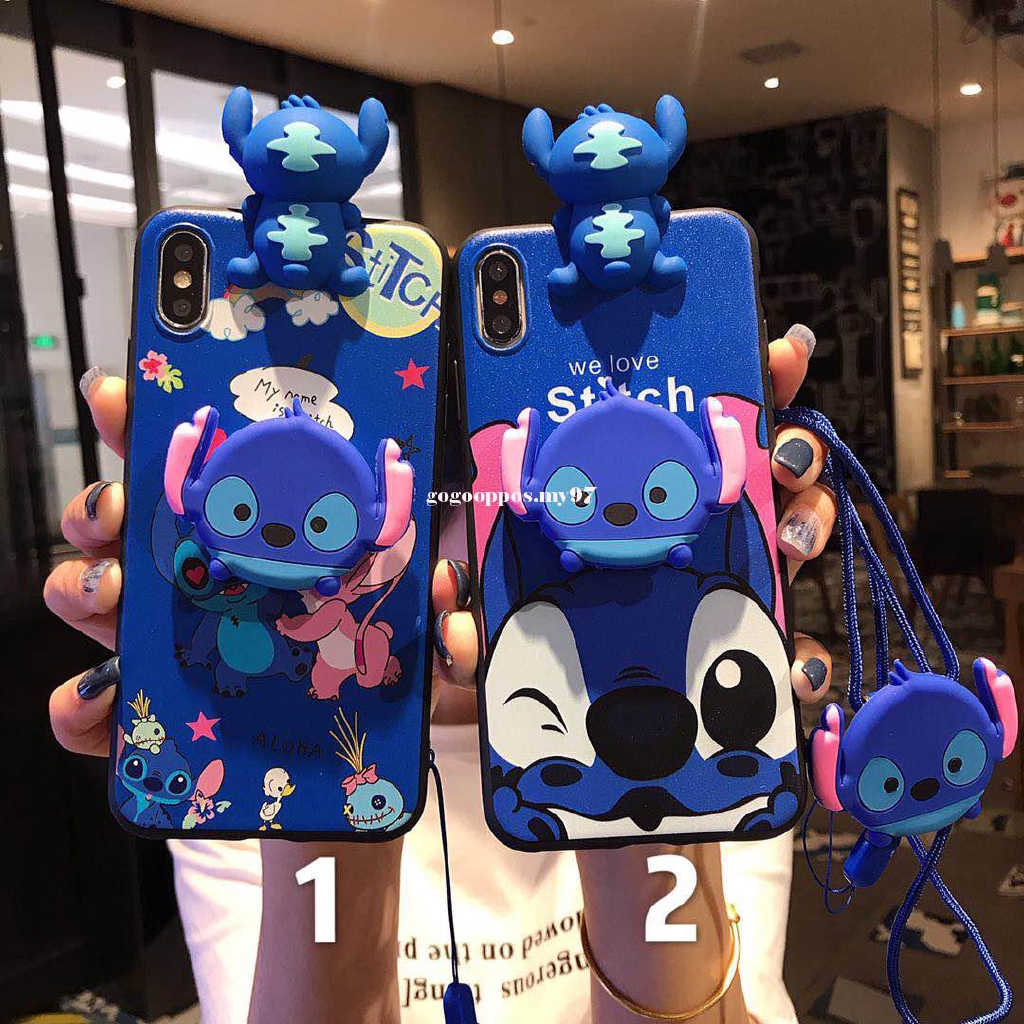 Stitch Phone Case OPPO A54 Reno 5F A93 Reno 4 A15 A53 Reno 4 A12e A91