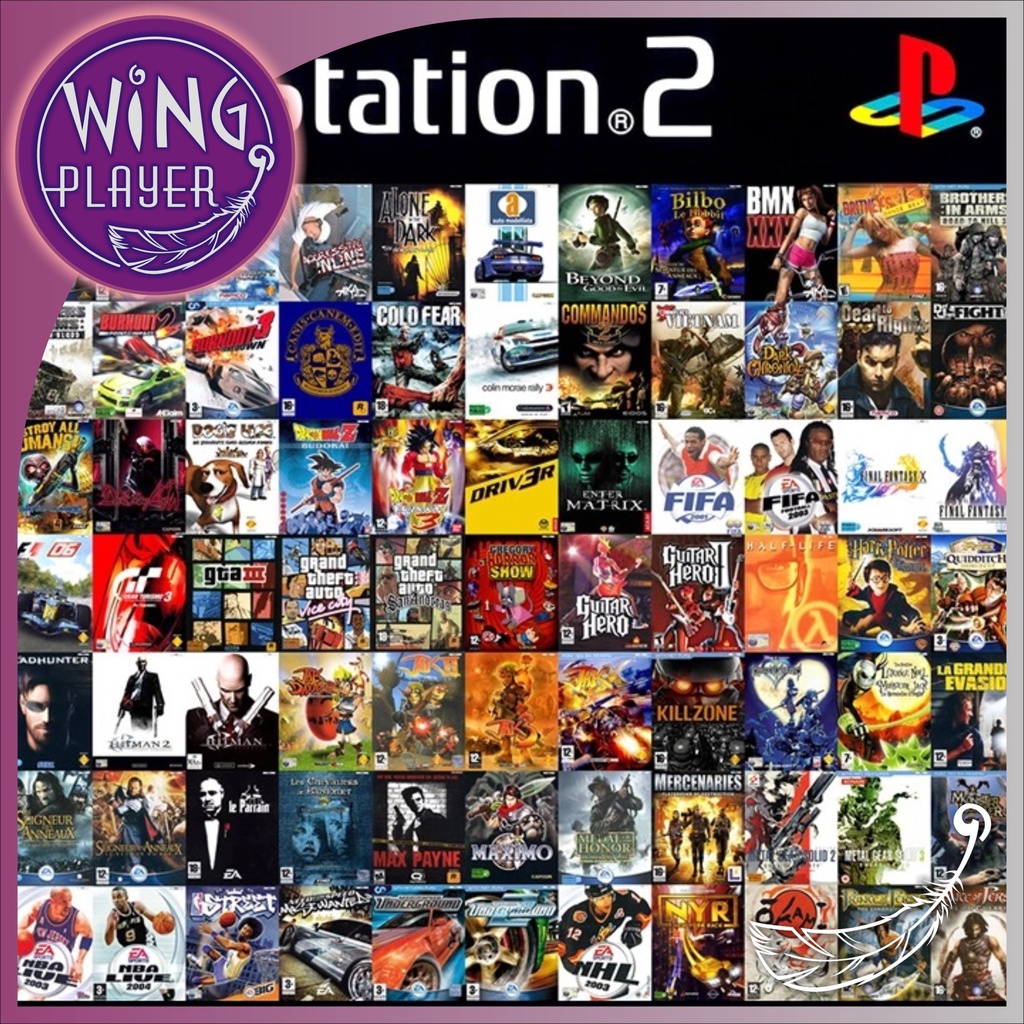 PS2 Games * chat seller for order titles * Shopee Malaysia