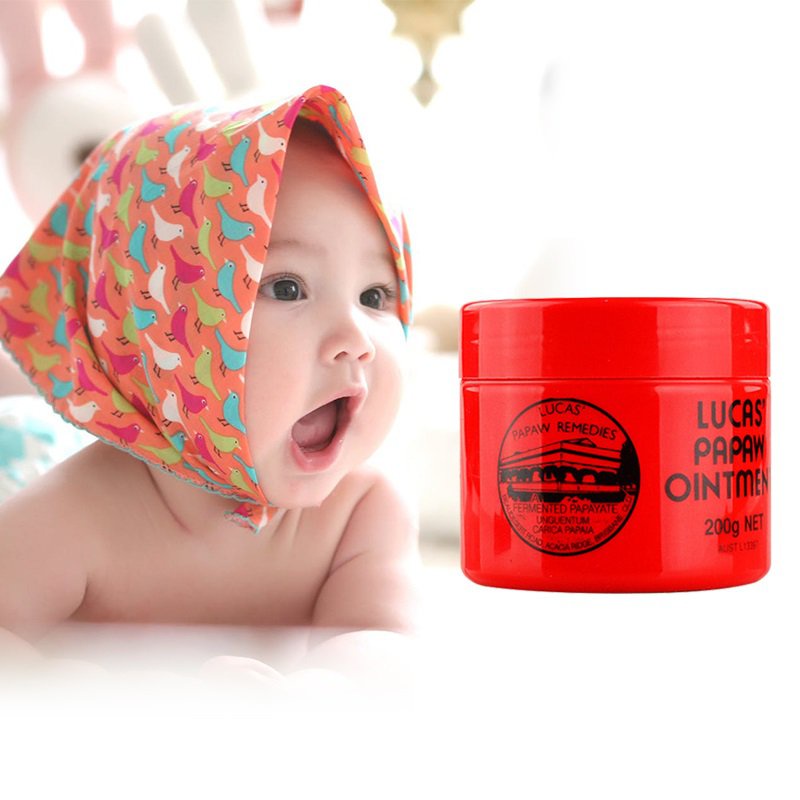 200g Australia LUCAS PAPAW Ointment Skin Care Topical Application for Boils Burns Chafings Open