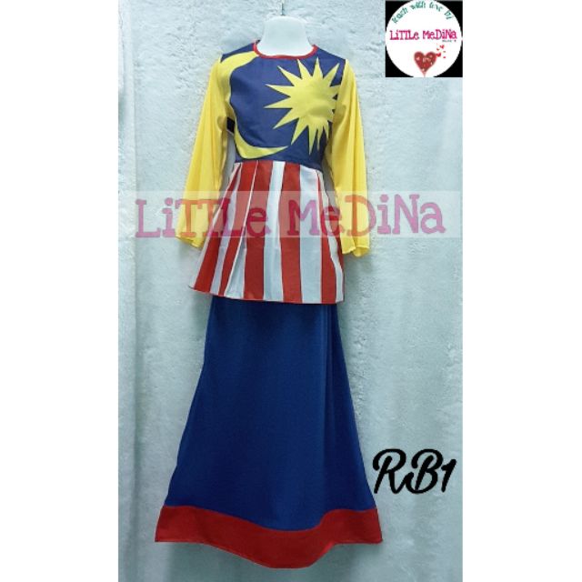 fesyen baju bendera malaysia