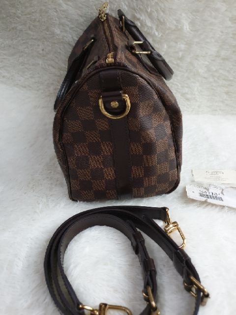 Louis Vuitton Monogram Black Empreinte Speedy 25 Bandouliere - A World Of  Goods For You, LLC