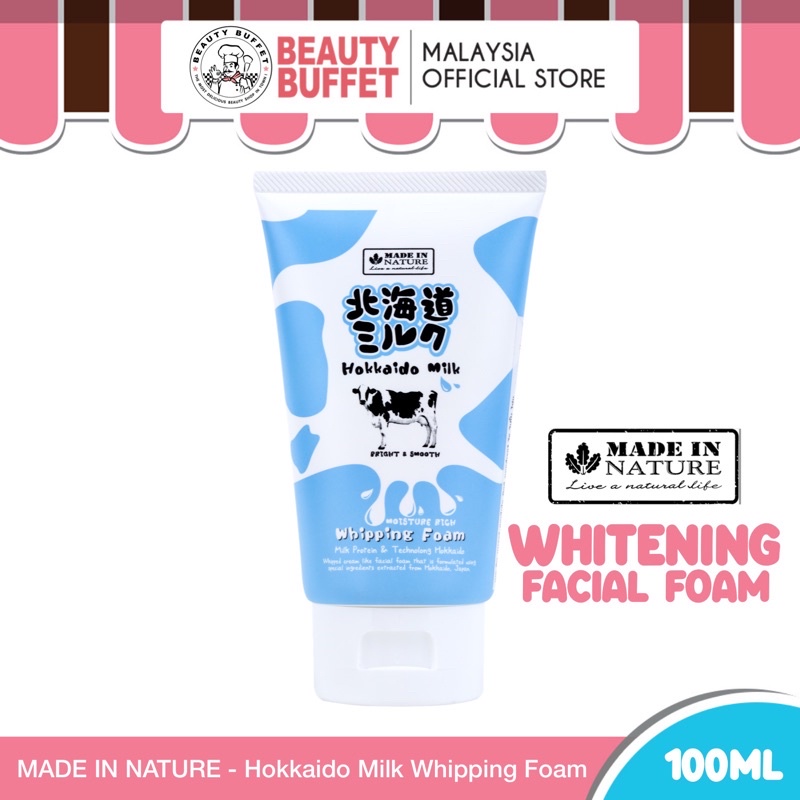 BEAUTY BUFFET Made In Nature Hokkaido Milk Moisture Rich Whipping Foam ...