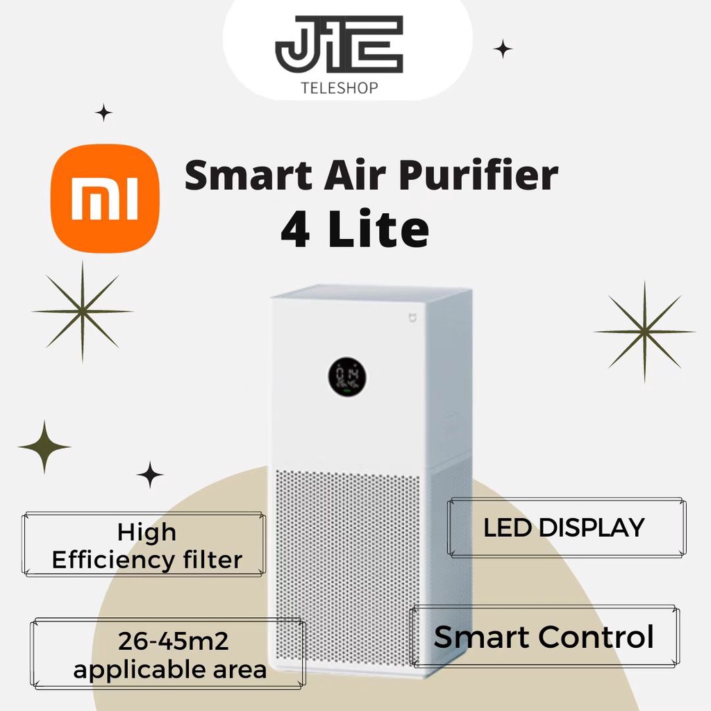 Global Xiaomi Air Purifier 4lite Smart home Touch Screen OLED Display ...