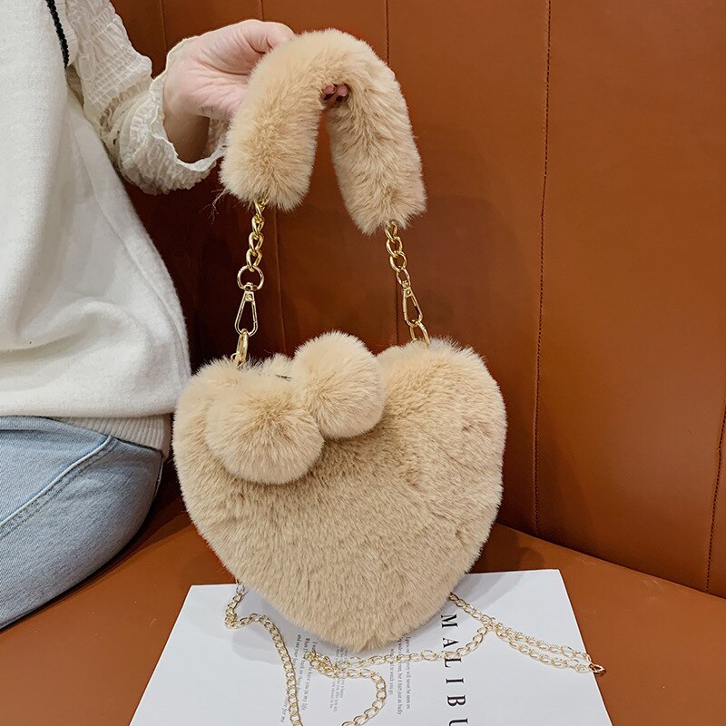 fluffy bag shopee