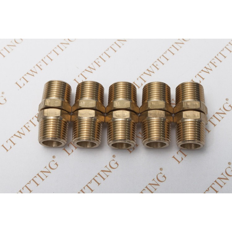 10 Pcs 1/2'' Screw Thread Water Pipe Connector Brass Fittings 