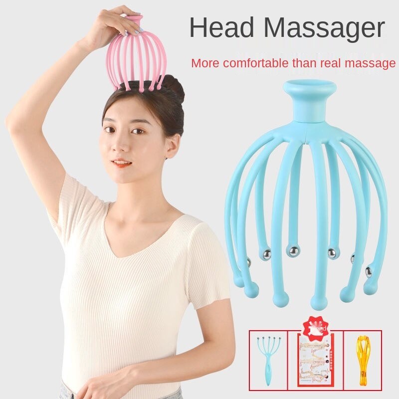 Head Massager Octopus Scalp Massager 12 Claw Massager Octopus Massage