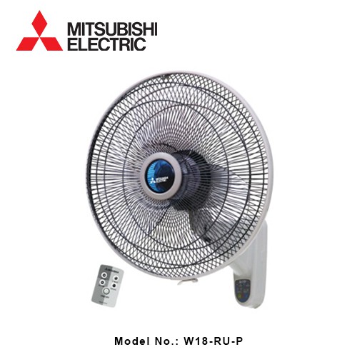 Mitsubishi Wall Fan 18 With Remote Control W18 Ru P Ee Malaysia - In Wall Fan Remote