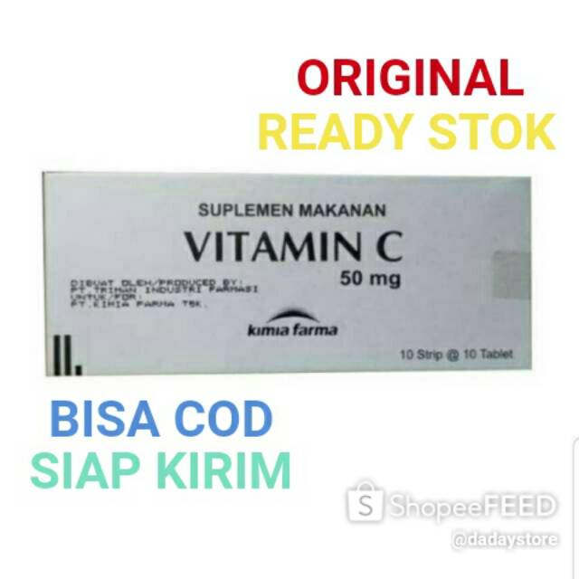 Buy Vitamin C Kimia Farma Contains 100 Tablets 1 Box Of Vitacimin Ipi Enervon C Vitalong C Vitamin C Kimia Farma Isi 100 Tablet 1 Box Vitacimin Ipi Enervon C Vitalong C Seetracker Malaysia