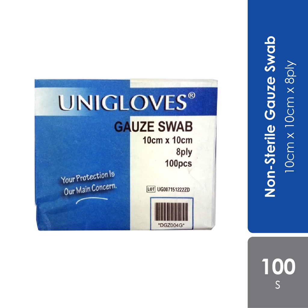 Unigloves Gauze Swabs 10cm x 10cm x 8ply 100s Shopee Malaysia