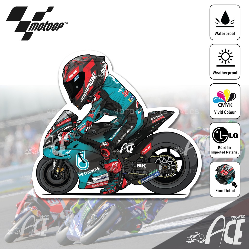  NEW MotoGP  Sticker  Yamaha  SRT Team Fabio Quartararo 