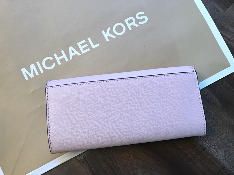 pink mk wallet