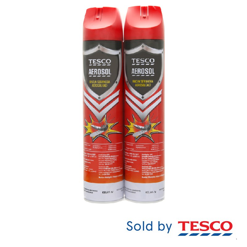 Tesco Choice Oil Based Aerosol 381g X 2 Shopee Malaysia