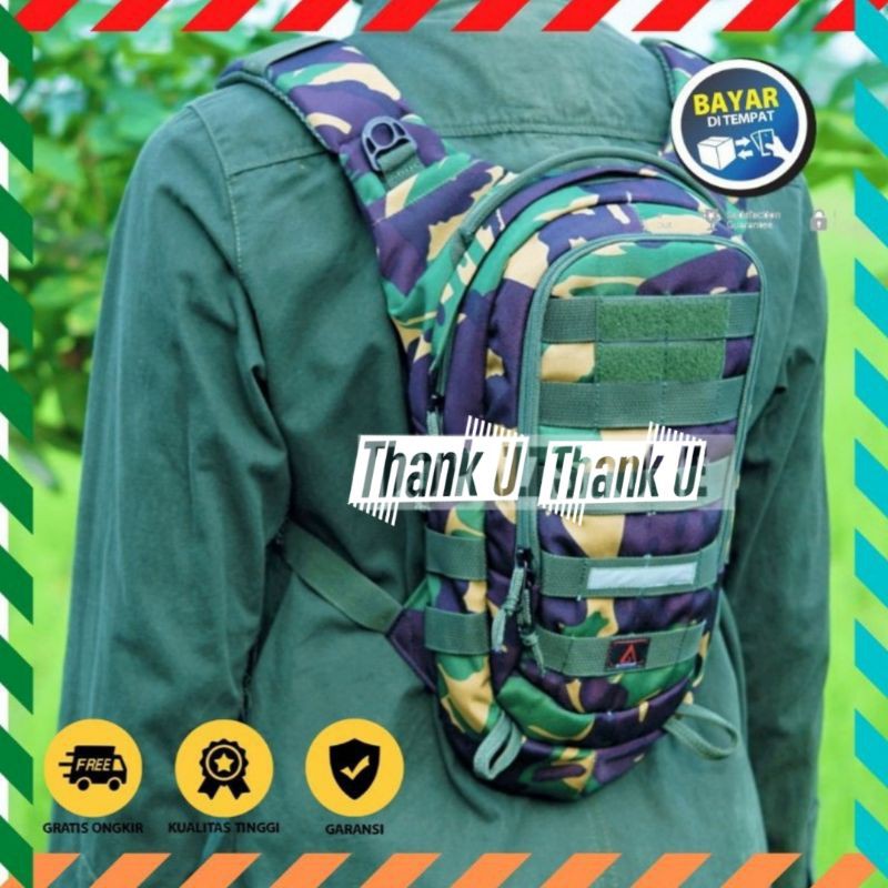 New!!! Army Bike backpack// TNI POLRI backpack Shopee Malaysia
