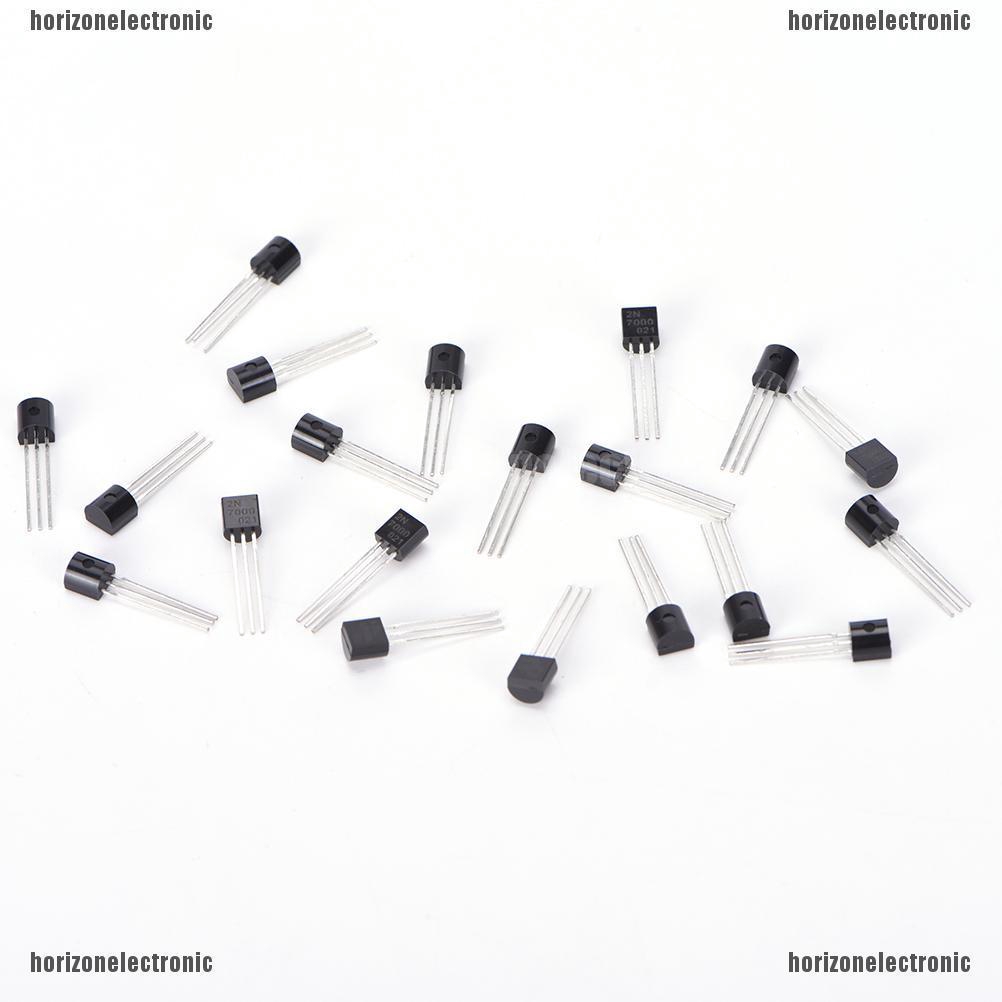 ' 2N7000 from USA 20 pcs N-Channel 60V 200mA E- MOSFET