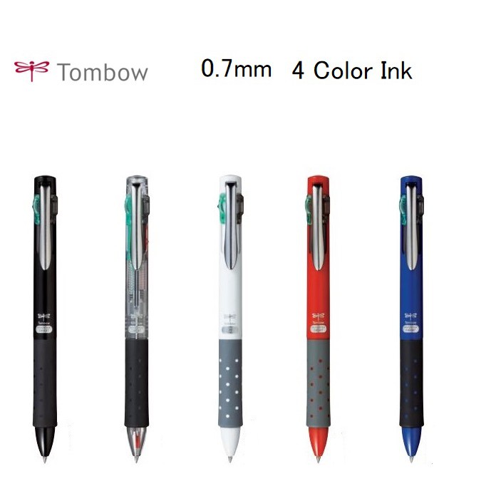 Tombow Reporter Smart 4 Multi Pen 4 Color Ink 0.7mm Choose from 5 Body ...