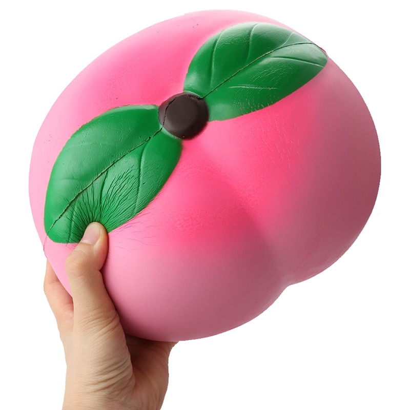 peach emoji stress ball