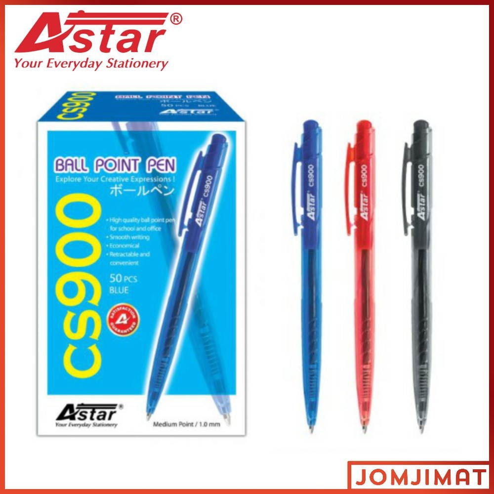 Astar Ball Point Pen Cs900 1 0mm Pen Mata Bola 圆珠笔 Shopee Malaysia