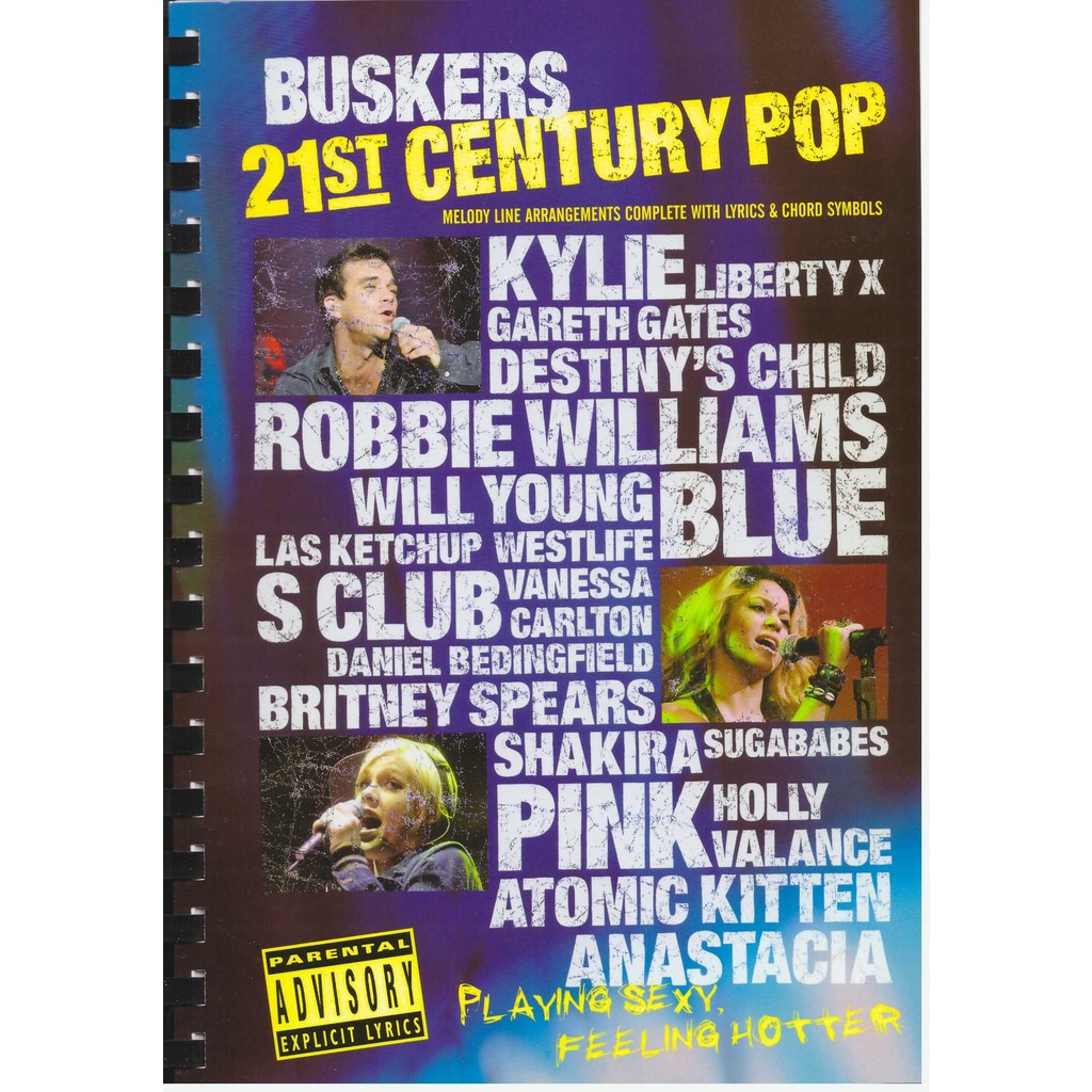 Buskers 21st Century Pop (25Cm X 17CM) / Music Book / Guitar Book / Guitar Chord Book / Song Book / Voice Book