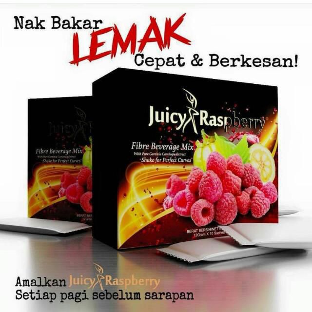 Juicy Raspberry Fiber Shopee Malaysia