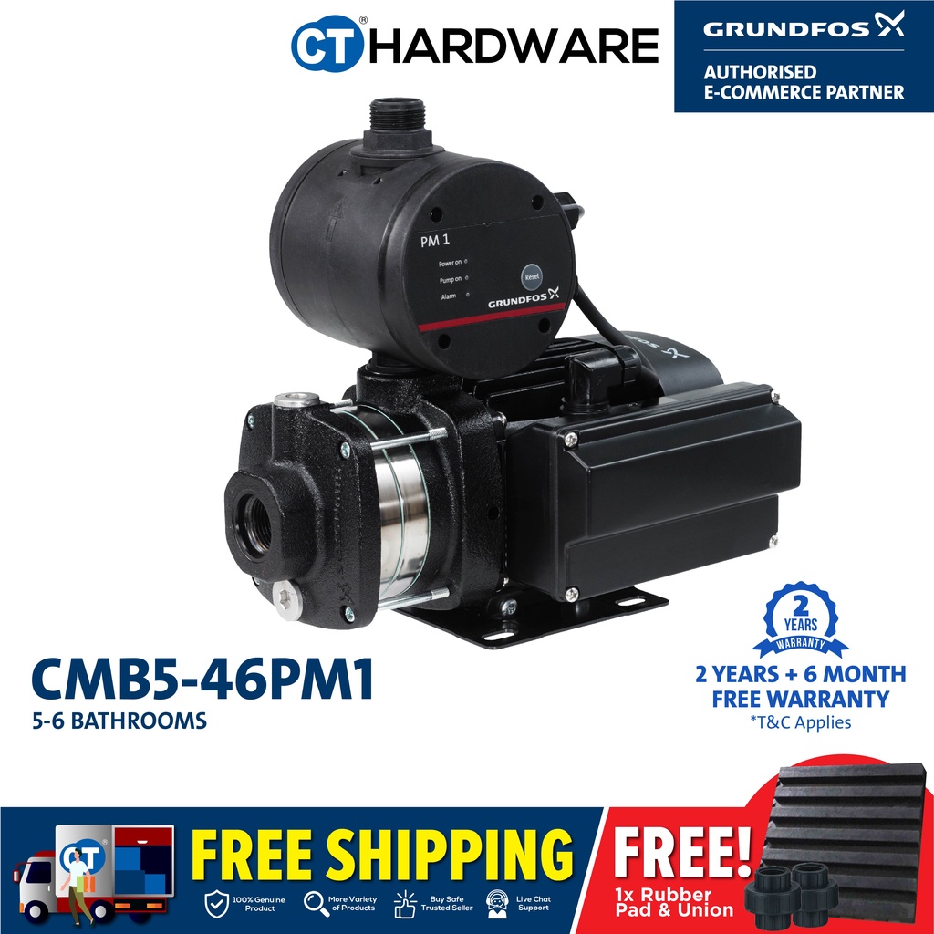 Grundfos CMB546 PM Home Water Pressure Booster Pump Shopee Malaysia