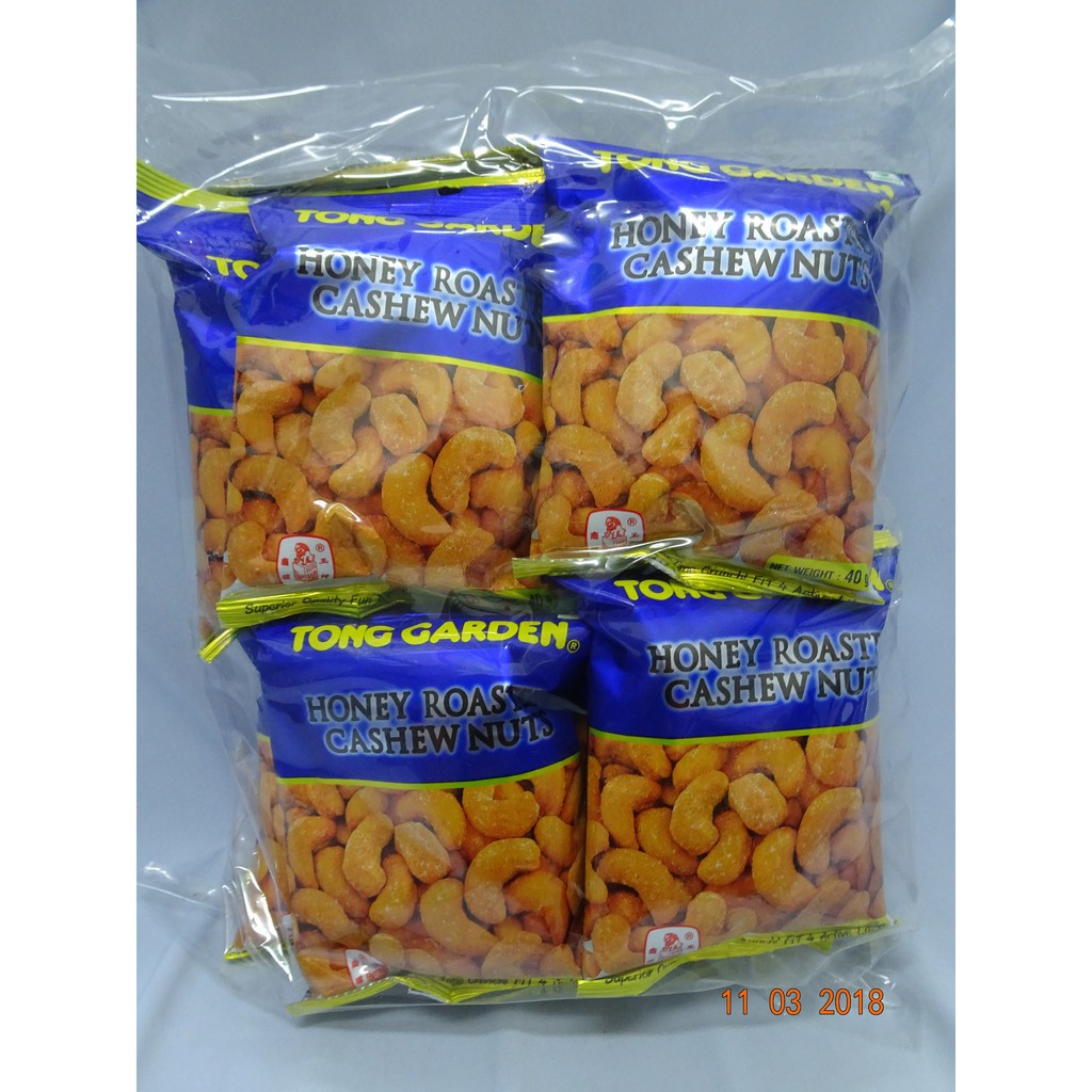 12 Packs Tong Garden Honey Roasted Cashew Nuts (LOCAL READY STOCKS