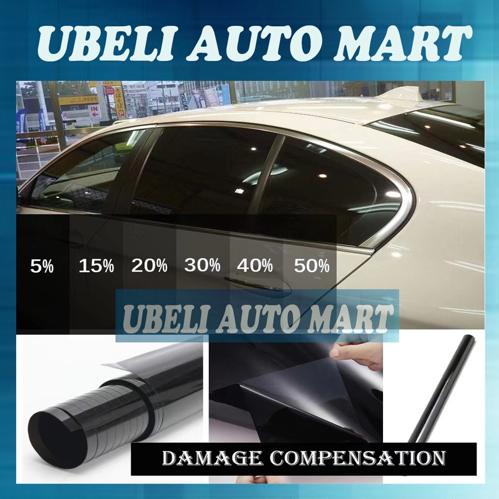 Ready Stock Tinted Rumah UV Hitam / UV Black Window Tinted Film / Tint