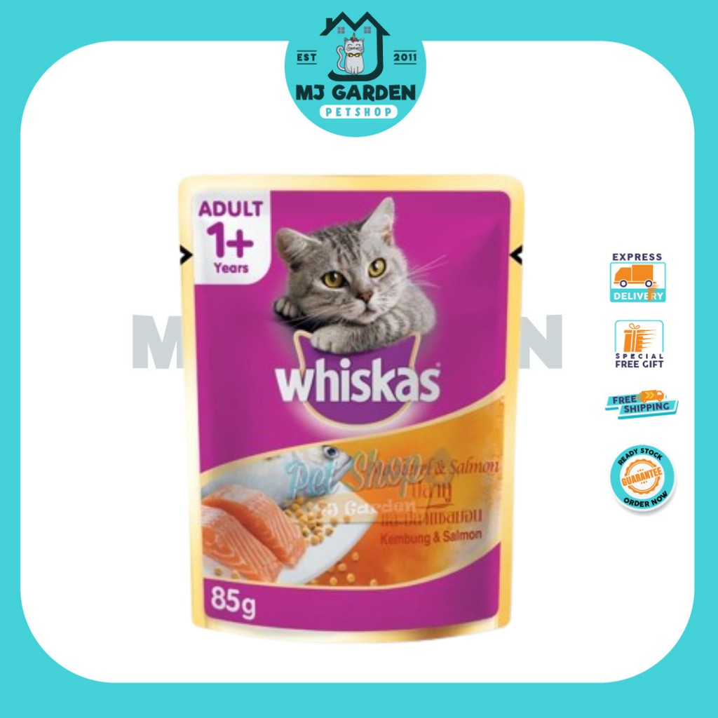 Whiskas Mackerel & Salmon (80g) Shopee Malaysia