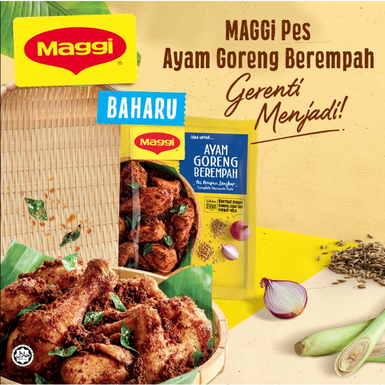 Maggi Pes Perencah Nasi Briyani Bihun Nasi Goreng Kg Lada Hitam Ayam Percik Ayam Goreng Berempah 90g Shopee Malaysia
