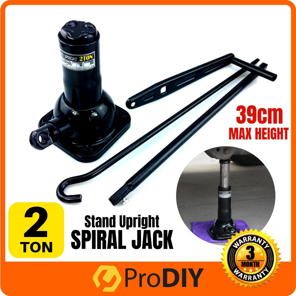2 Ton Stand Upright Spiral Jack Bottle Jack Car Hydraulic Automotive