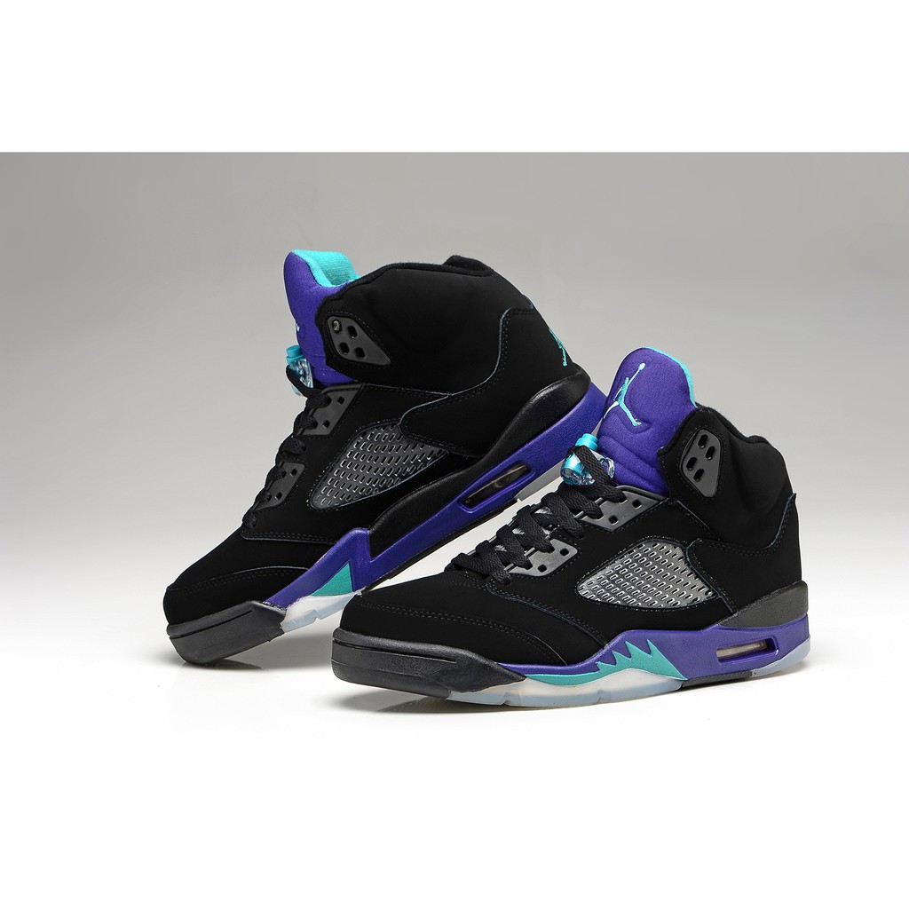 jordan 5 black purple