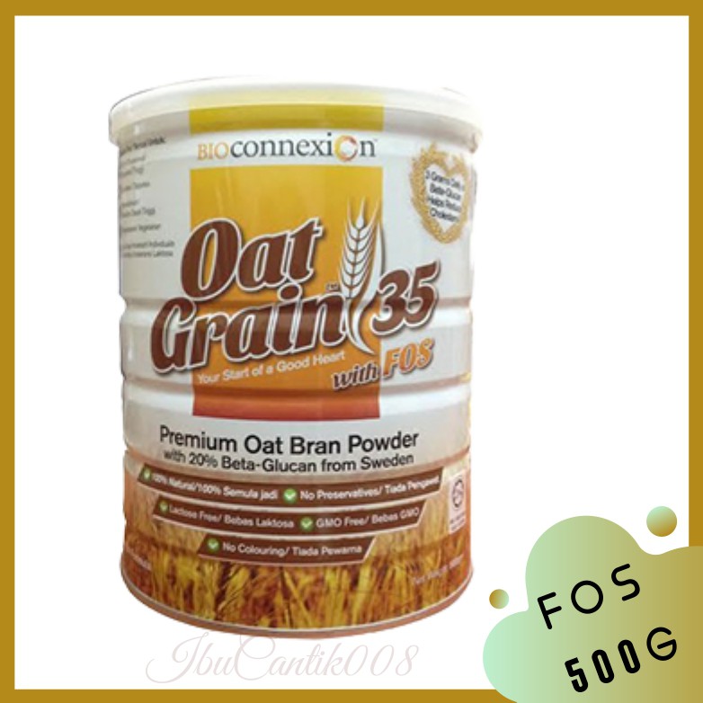 Bioconnexion Oat Grain 35 With Fos 500g Shopee Malaysia