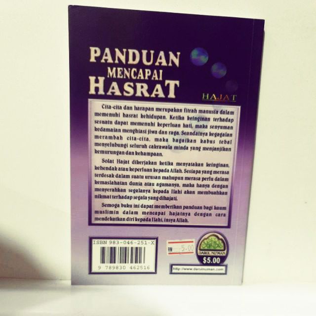 Panduan Solat Hajat Panduan Mencapai Hasrat Shopee Malaysia