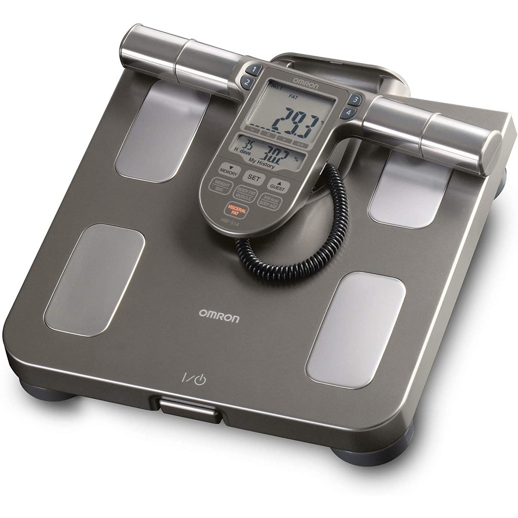 Omron Body Composition Monitor with Scale 7 Fitness Indicators & 90Day Memory Karada Scan