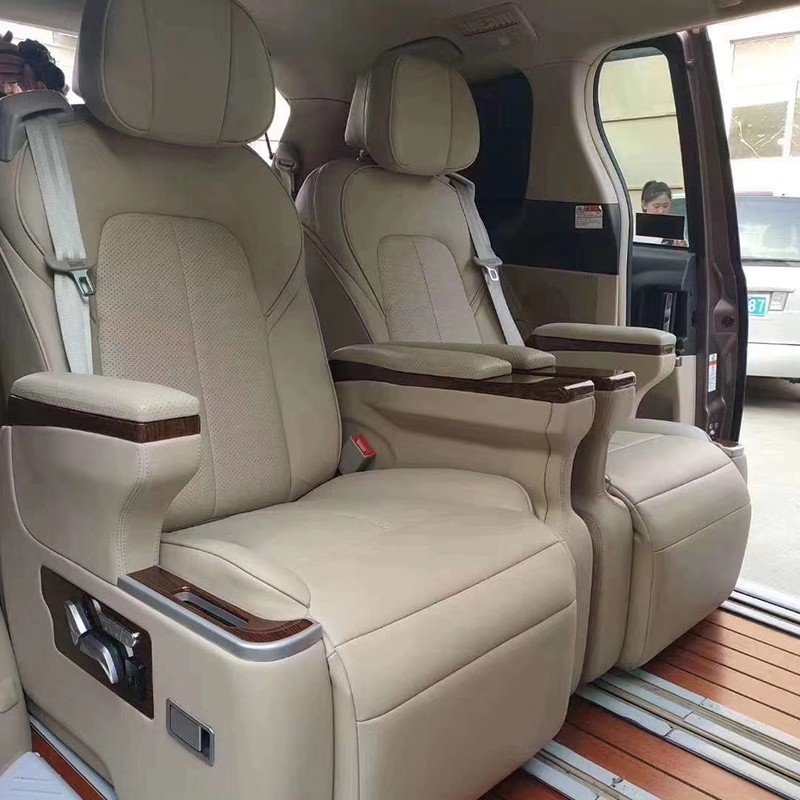 For Toyota Estima Alphard Vellfire Hiace Ggh 25 Anh20 Pilot Seats With Leather Wooden Floor Interior Products Shopee Malaysia