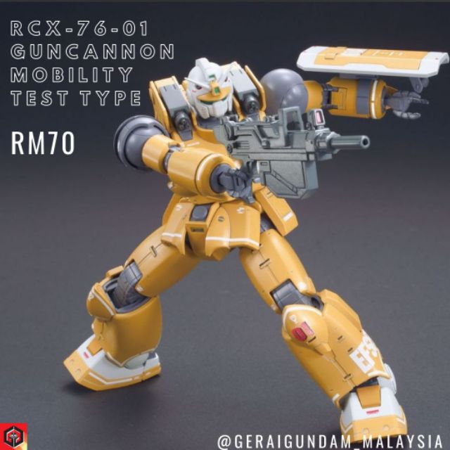 Hgto 1 144 Gundam The Origin 014 Rcx 76 01 Guncannon Mobility Test Type Shopee Malaysia
