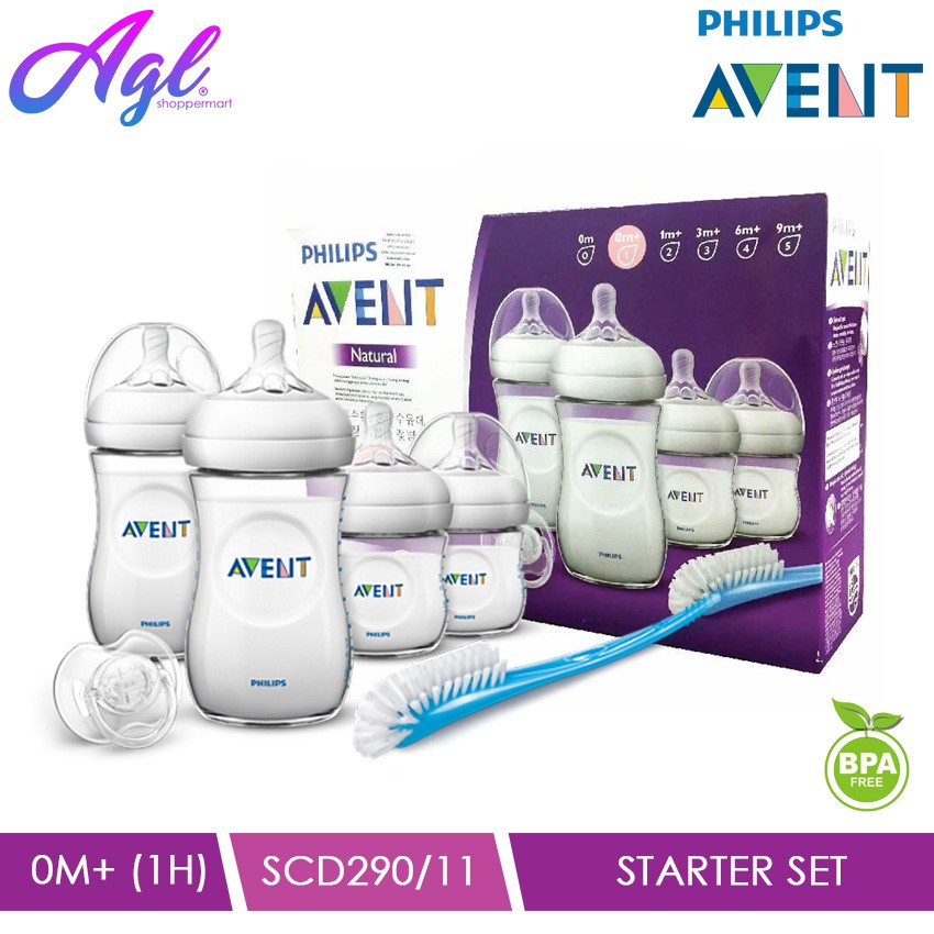 philips avent natural starter set