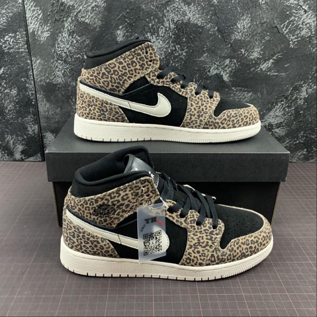 jordan 1 mid leopard