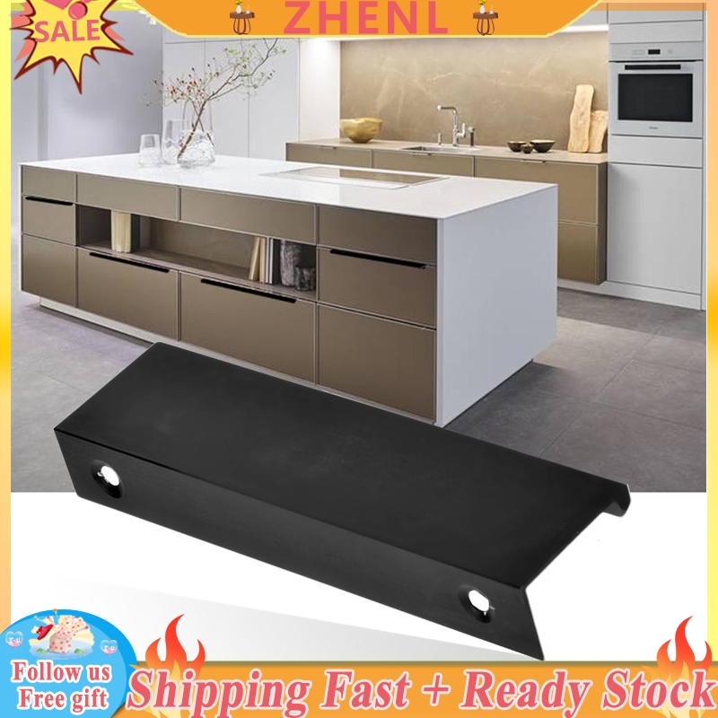 Zhenl Furniture Handles Modern Kitchen Cabinet Finger Pull