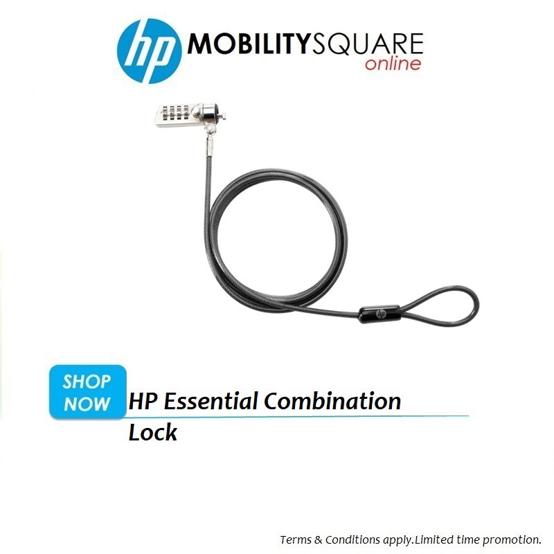 HP Essential Combination Lock T0Y16AA Shopee Malaysia