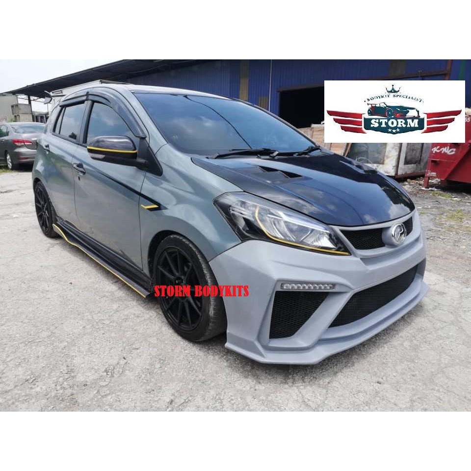 Perodua Myvi Gt Bodykit Body Kit Front Rear Bumper Led