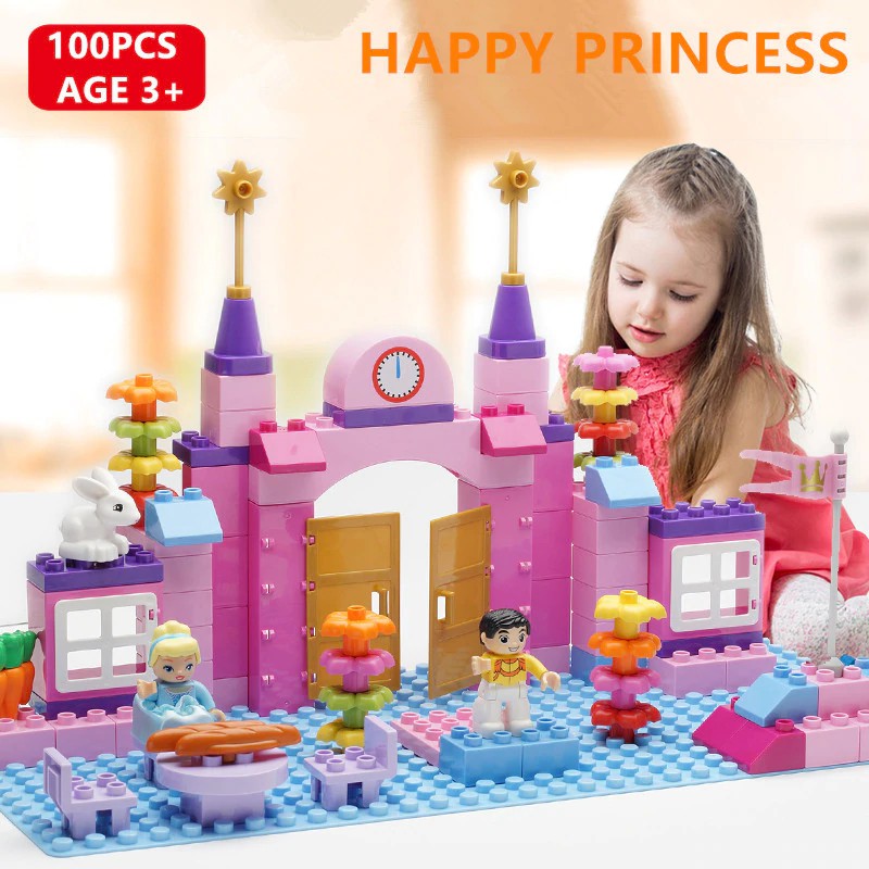 pink duplo blocks