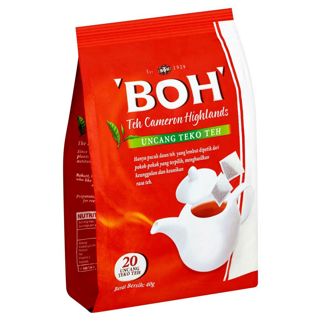 Boh Tea. Boh (Binecks). Boh.