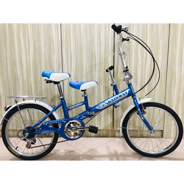 20 INCH BASIKAL  LIPAT GEAR  FOLDING BIKE IBU ANAK 20 