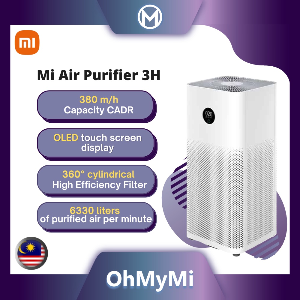 Xiaomi Smart Air Purifier 3H Smart Home OLED Screen Display with 2pin ...