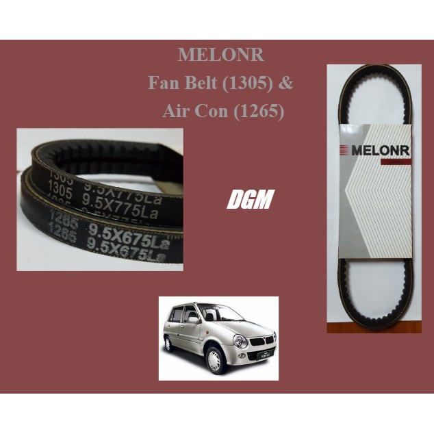 MELONR - Perodua Kancil Fan Belt (1305) & Air Con (1265 