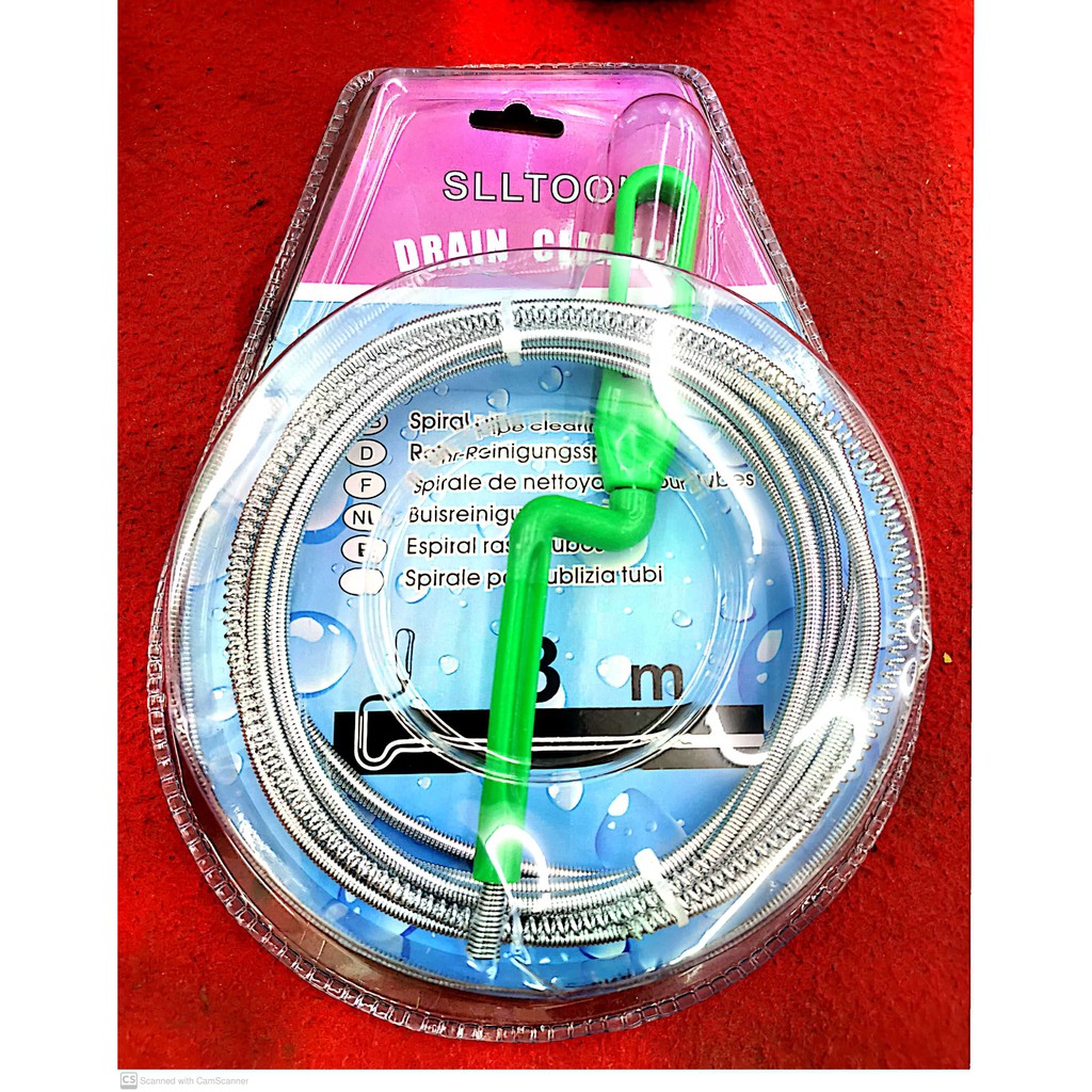 3M Flexible Spiral Drain Cleaner Toilet Clogged Remover Dredging Tools